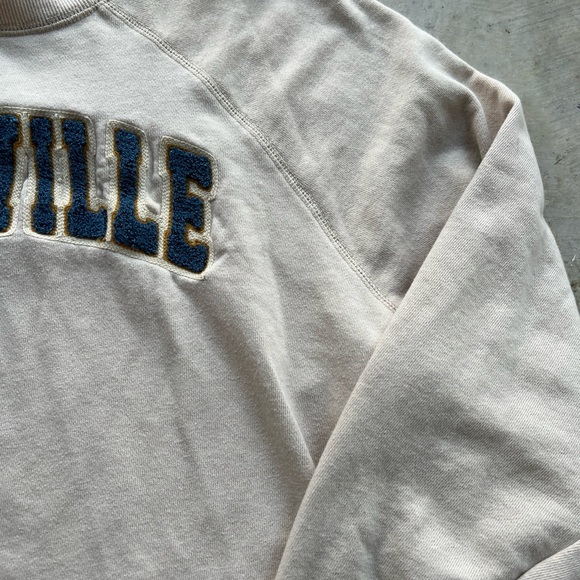 Altar’d State Cropped Stitched Puffy Letter Nashville Sweatshirt Sz. Small - Picture 6 of 11